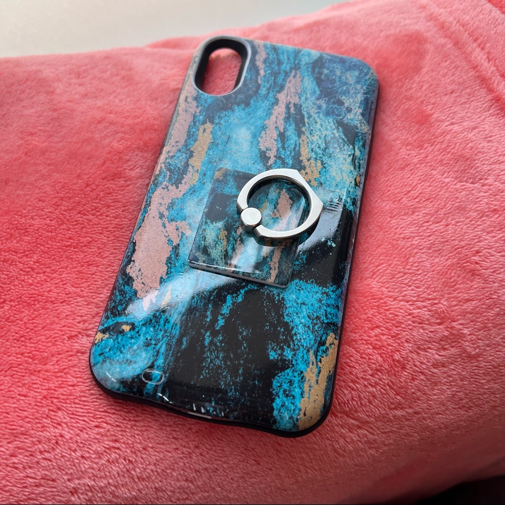 Luxy Lemon Marble iPhone XR charging case